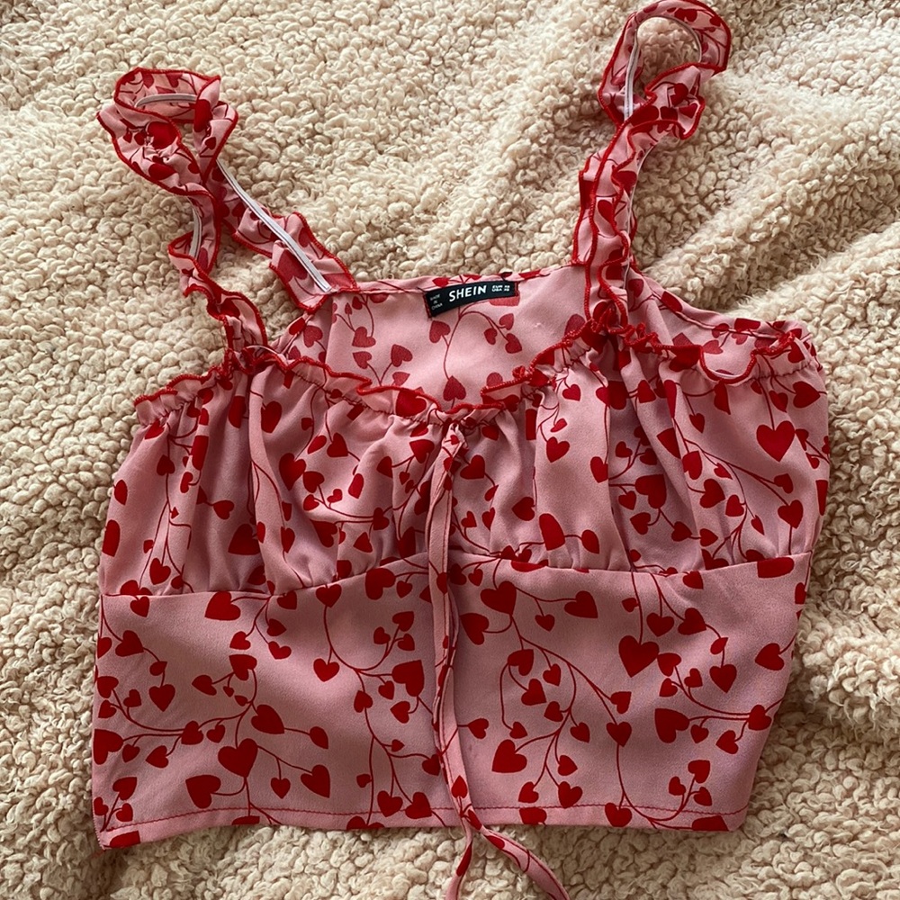 Heart crop top